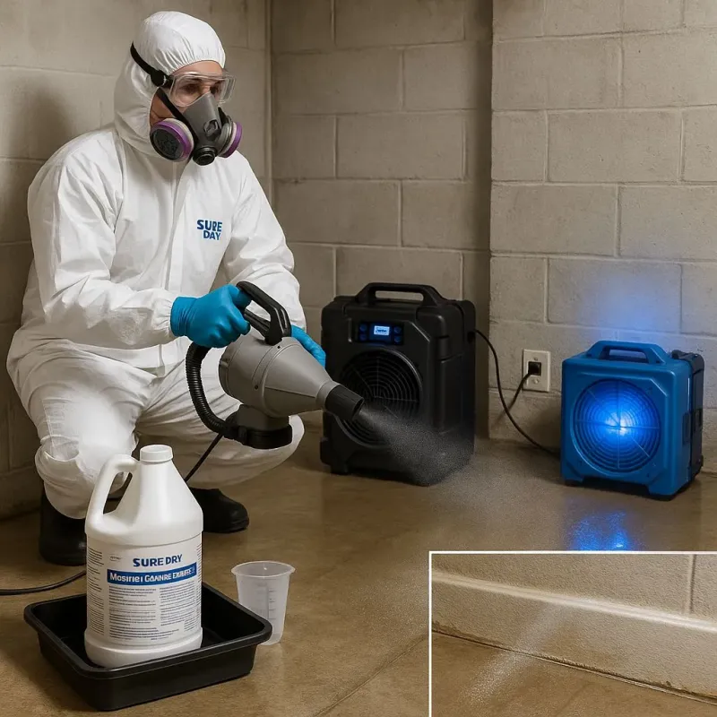 Sanitization and Odor Removal process in Gardner, IL